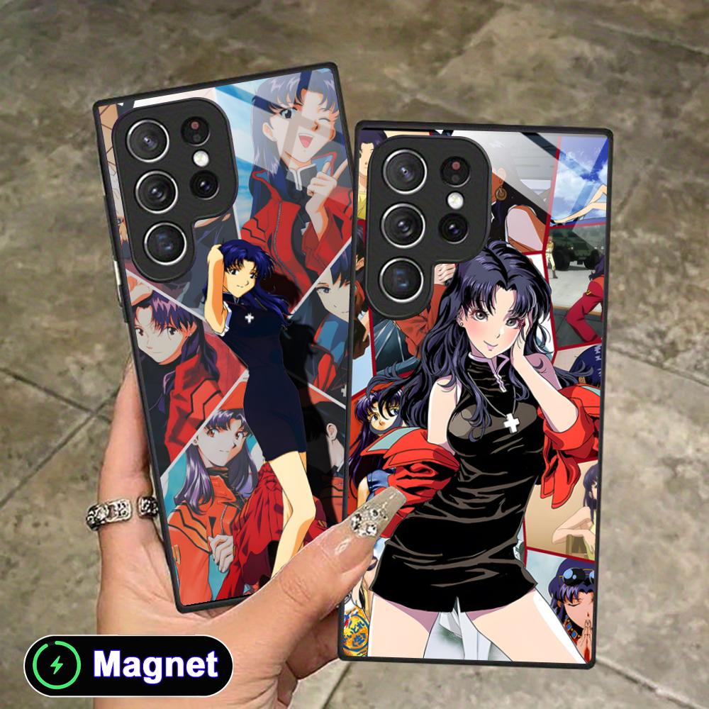 Phone Cases With Magnet - Coque de téléphone EVAN Misato Katsuragi
