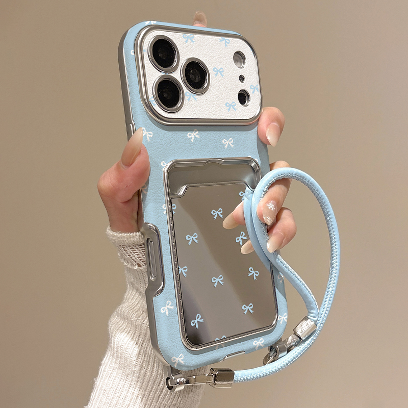 Phone Cases With Wallet - Étui de téléphone mignon avec miroir