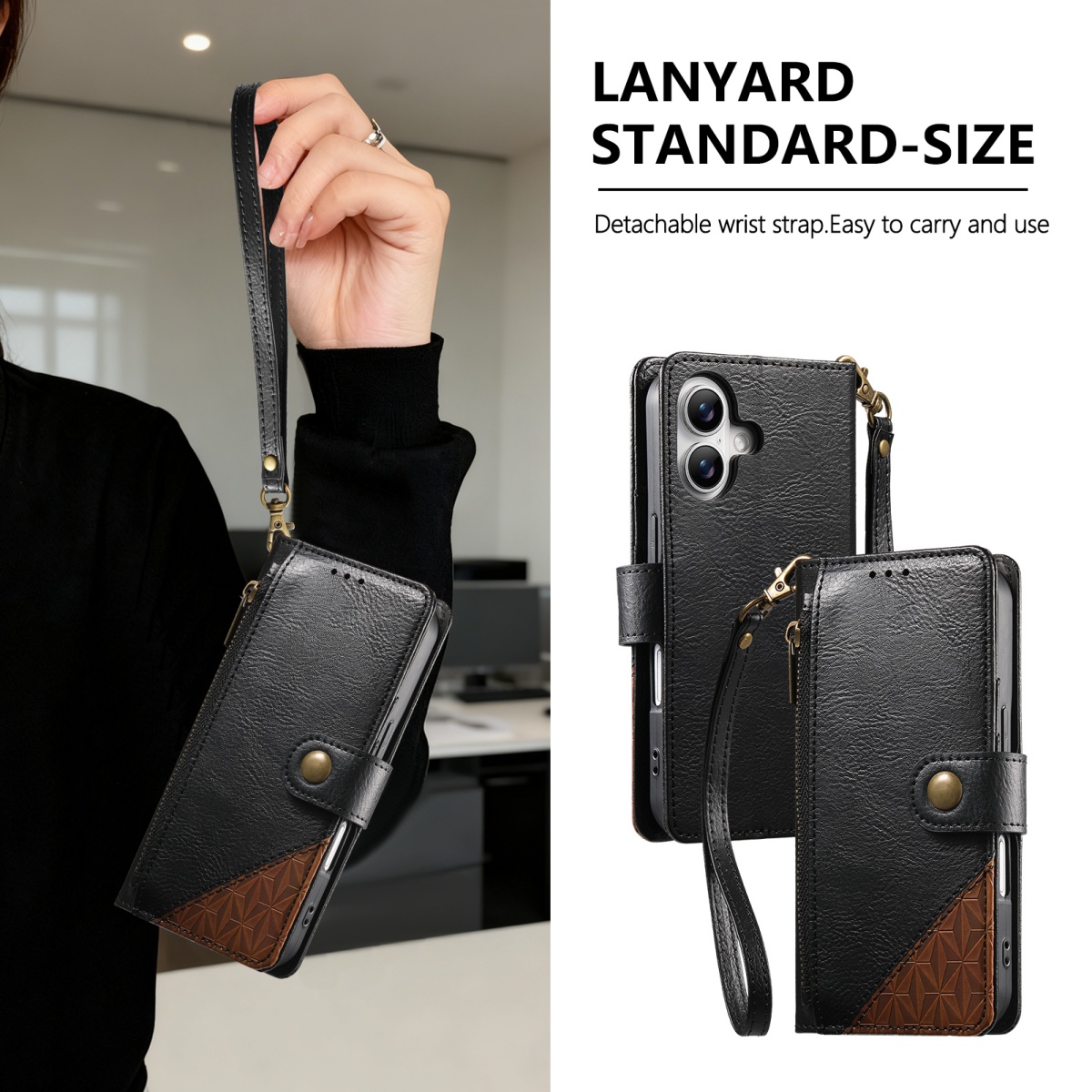 Phone Cases With Wallet - Étui portefeuille à rabat en cuir