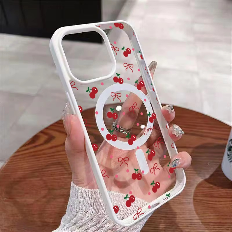 Phone Cases With Magnet - Coque de téléphone magnétique transparente rigide