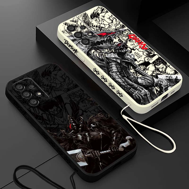 Phone Cases Samsung Galaxy - Coque de téléphone liquide avec cordon