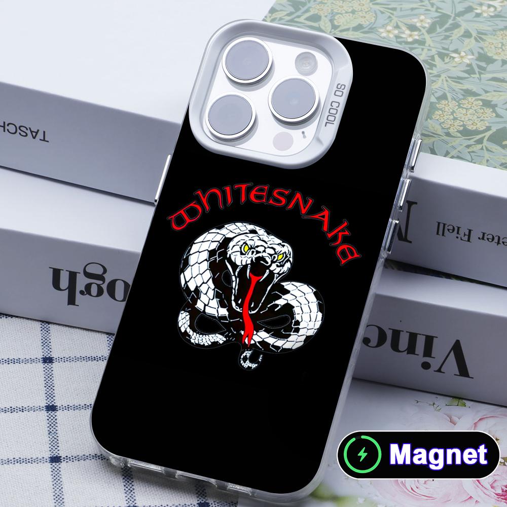 Phone Cases With Magnet - Coque de téléphone tendance motif serpent