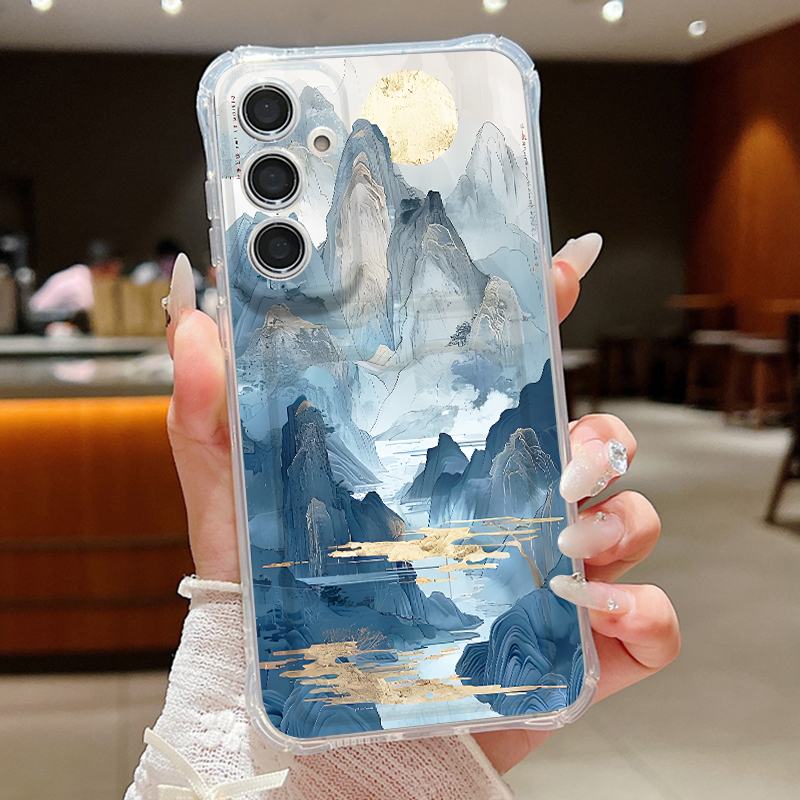Phone Cases With Wallet - Étui de téléphone à motif paysage