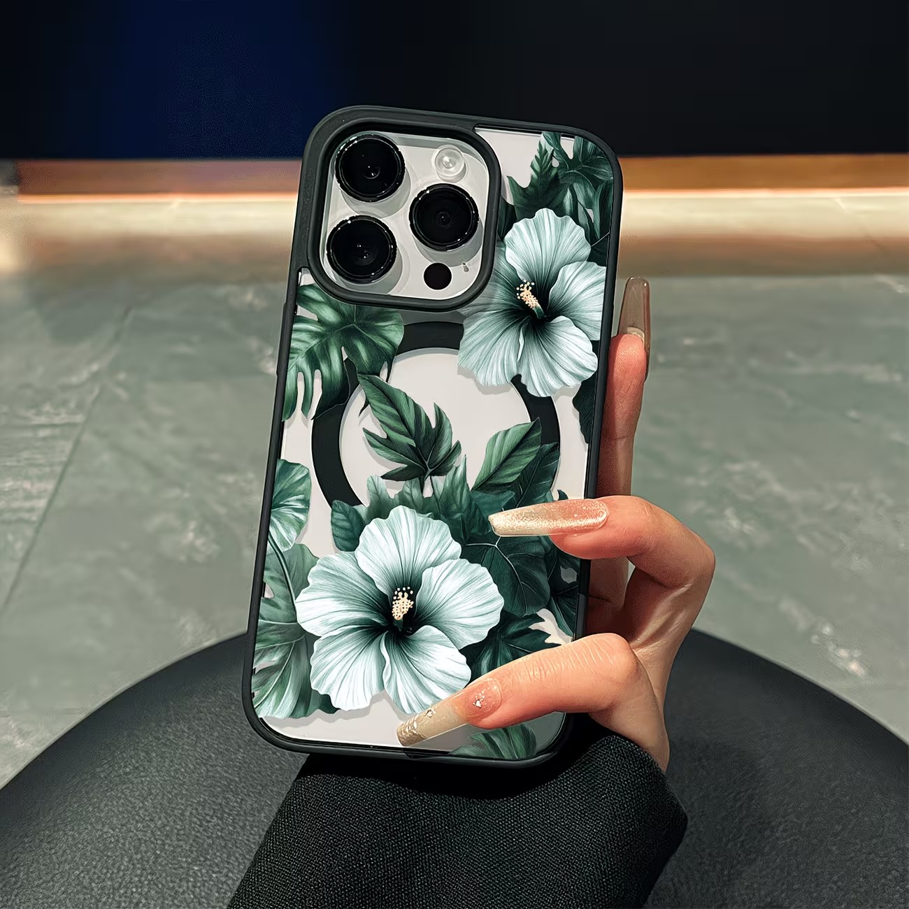 Phone Cases With Magnet - Coque de téléphone transparente à imprimé