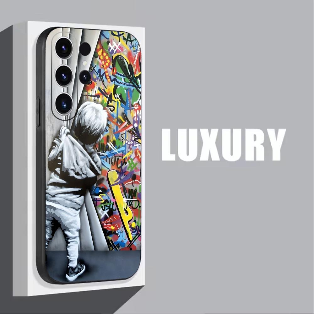 Banksy Graffiti Art coque de t - Phone Cases Samsung Galaxy avis et prix
