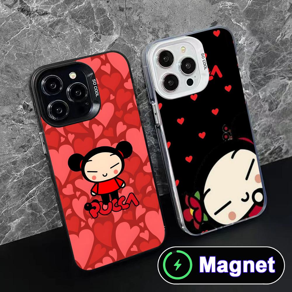 Coque de téléphone P-Pucca mot - Phone Cases With Magnet avis et prix