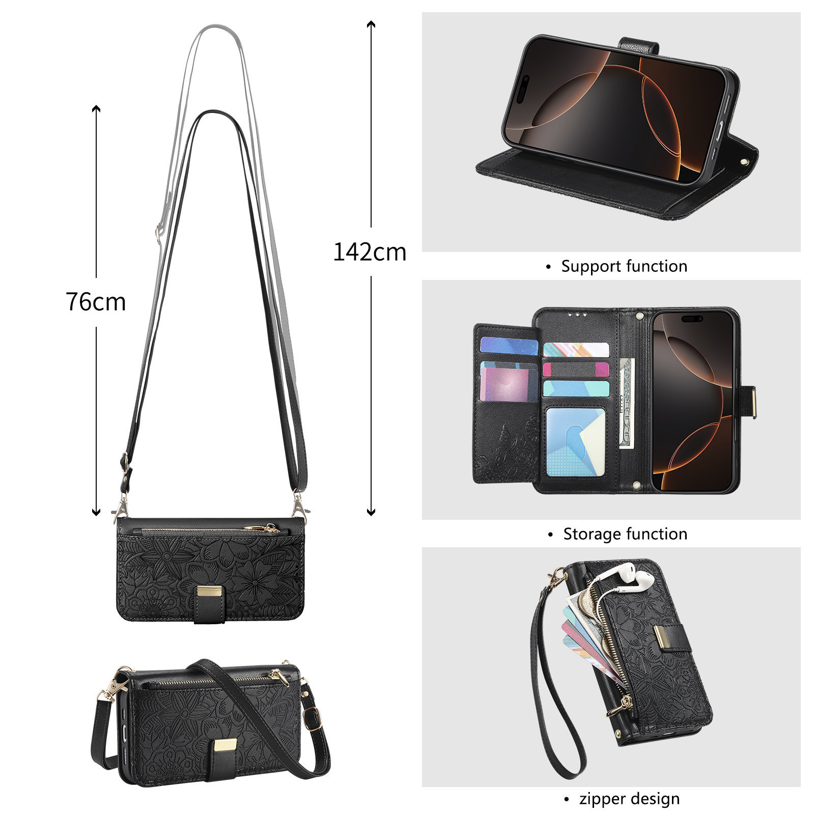 Étui portefeuille à rabat en c - Phone Cases With Wallet avis et prix