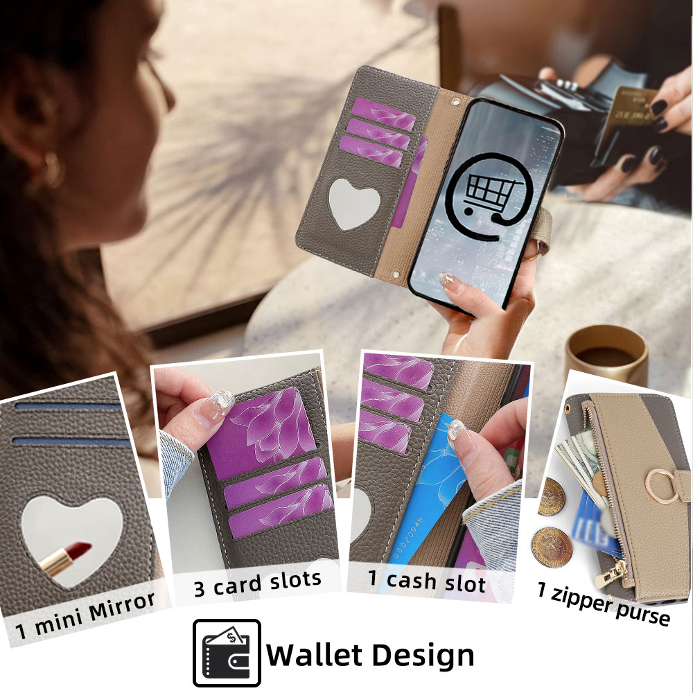 Étui de téléphone à bandoulièr - Phone Cases With Wallet avis et prix